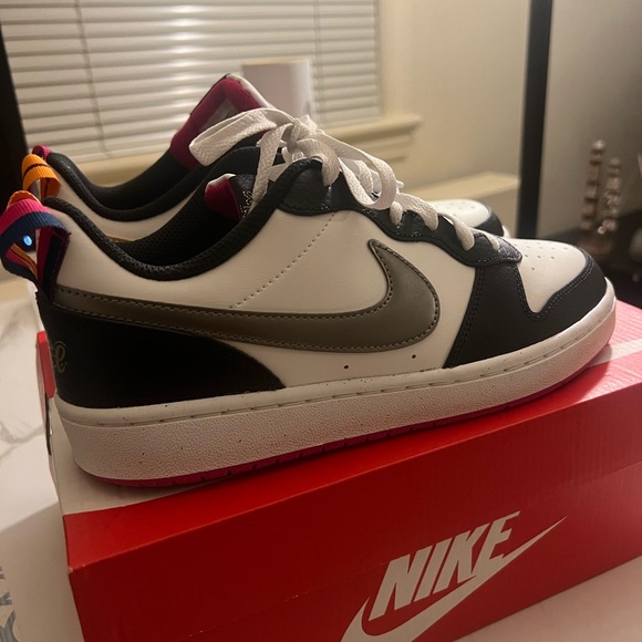 Nike Other - Nike Kids' Black, White, and Gray Sneakers